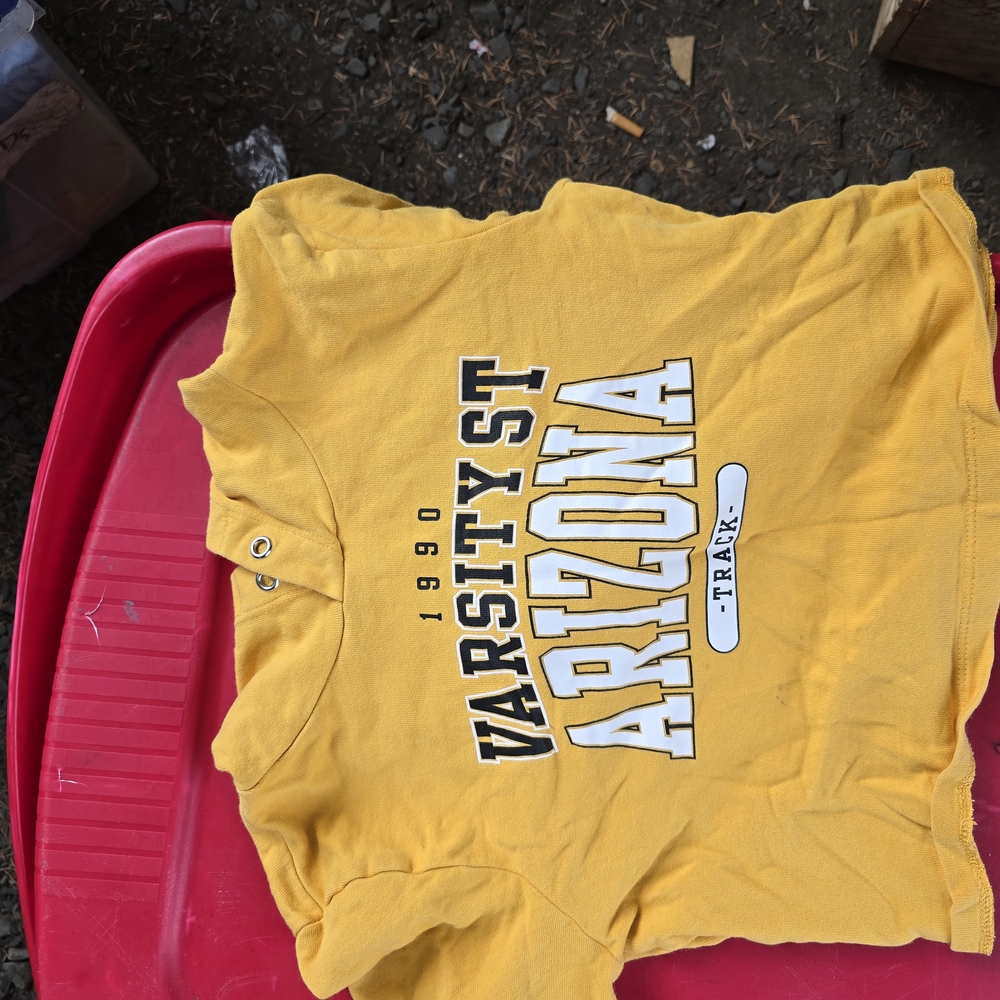 Varsity Arizona Kids Tee in Bright Yellow